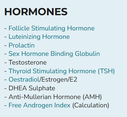 Fertility Check Plus package